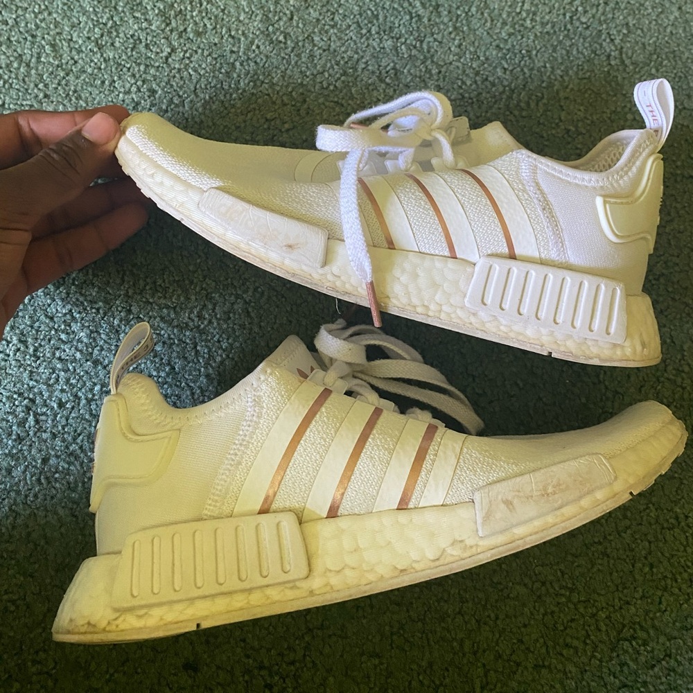 Adidas nmd white/bronze
